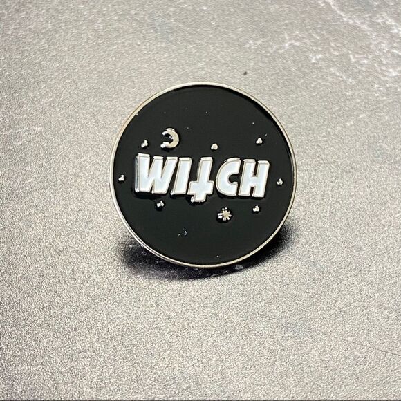Witch Enamel Pin/ Brooch Lapel - Picture 3 of 6